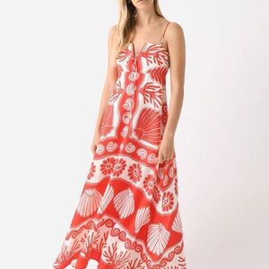 FARM Rio | Dresses | Farm Rio Satin Halter Dress | Poshmark